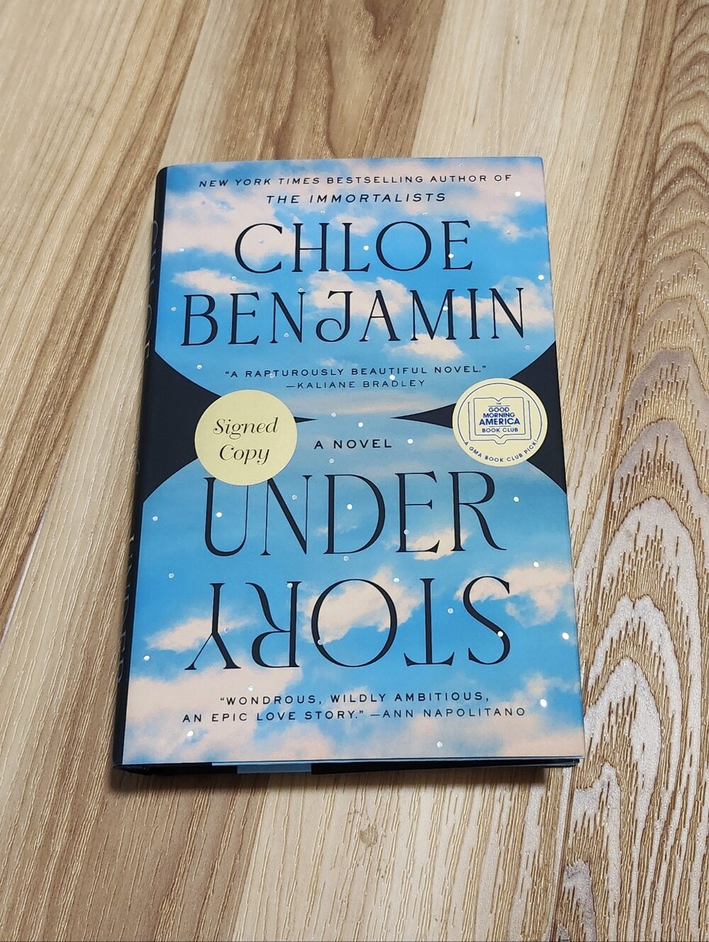 SIGNED Under Story by Chloe Benjamin - Science Fiction Fantasy Romance